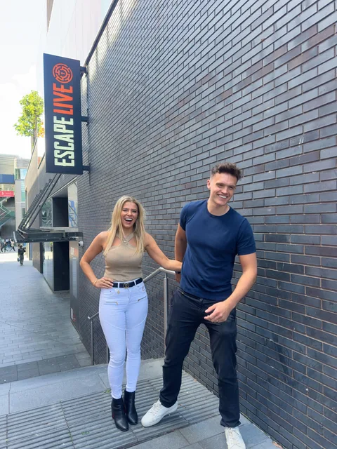 Katy and James Nolan at Liverpool One ahead of the new Vitruvian Dental Studio opening