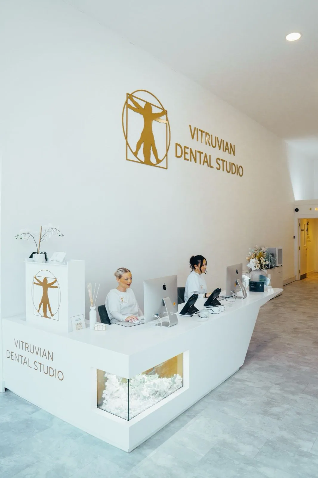 Treatment room inside Vitruvian Dental Studio