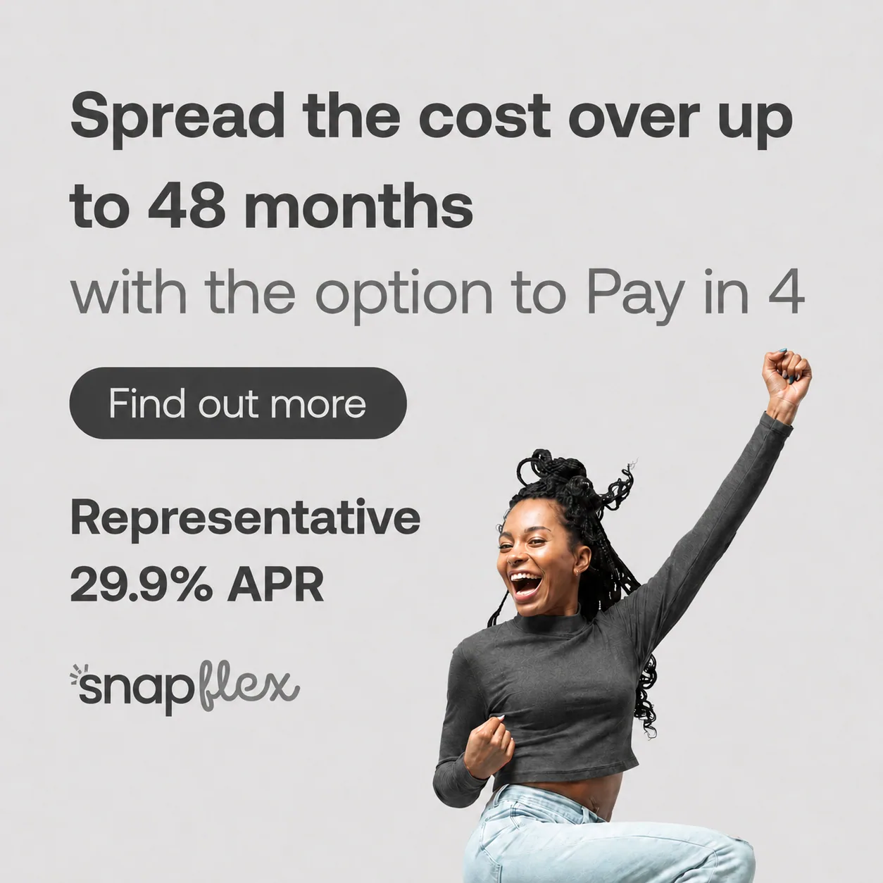 Snap Finance representative APR and FCA disclaimer