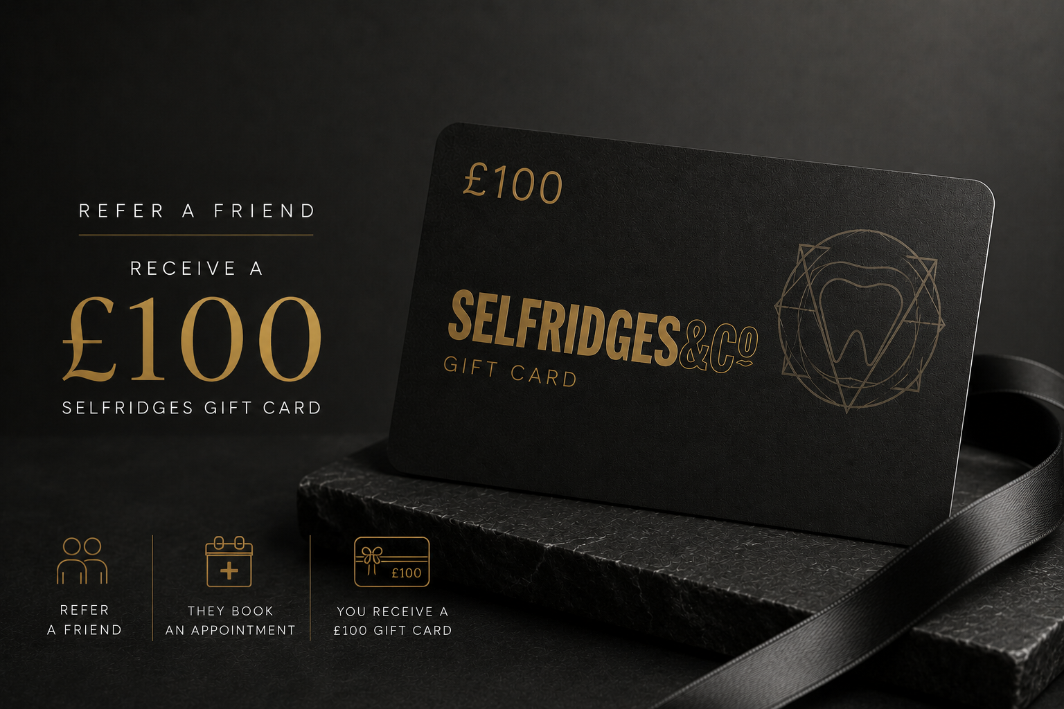 Refer a friend and receive a £100 Selfridges gift card