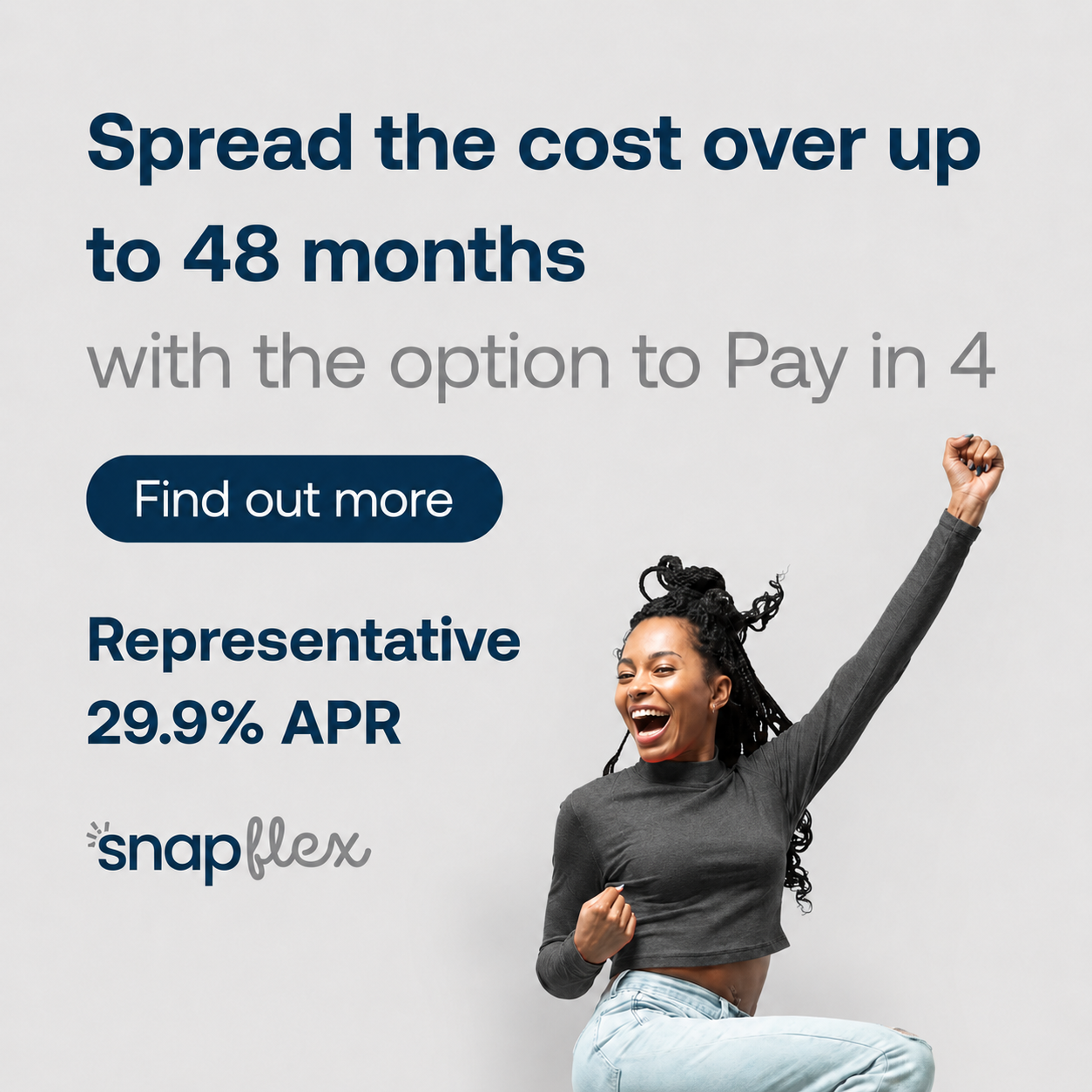 Snap Finance representative APR and FCA disclaimer
